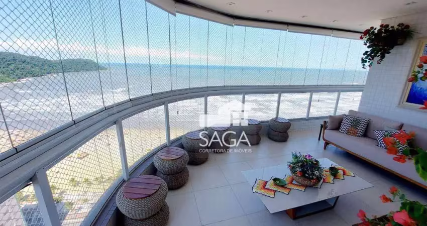 Apartamento com 4 dormitórios à venda, 213 m² por R$ 3.300.000,00 - Canto do Forte - Praia Grande/SP
