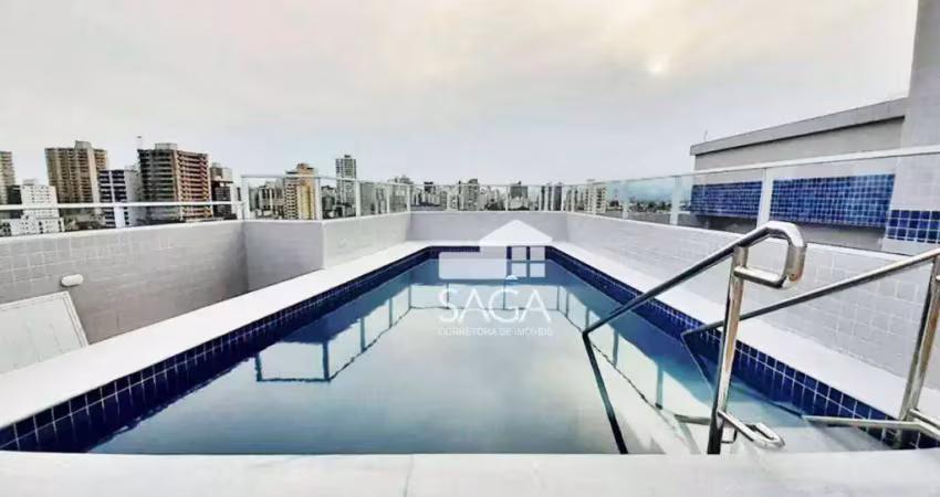 Apartamento com 2 dormitórios à venda, 60 m² por r$ 420.000,00 - vila guilhermina - praia grande/sp