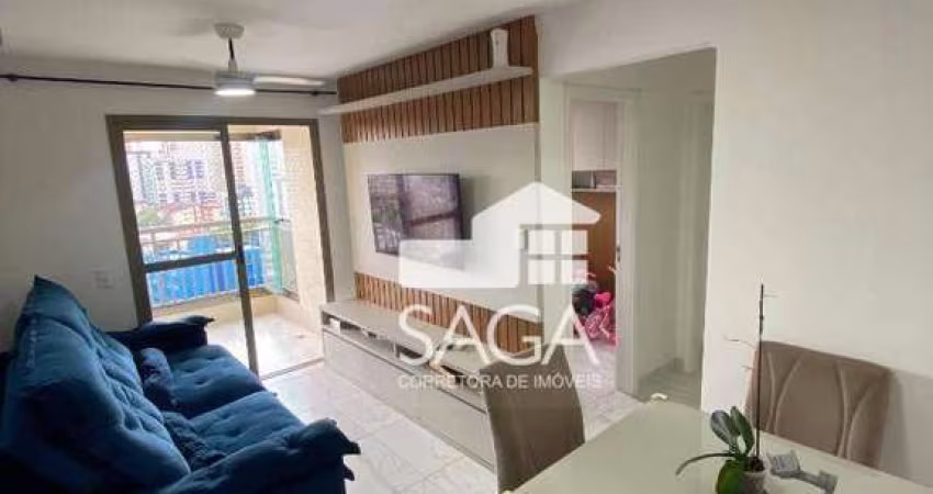 Apartamento com 2 dormitórios à venda, 62 m² por R$ 450.000,00 - Aviação - Praia Grande/SP