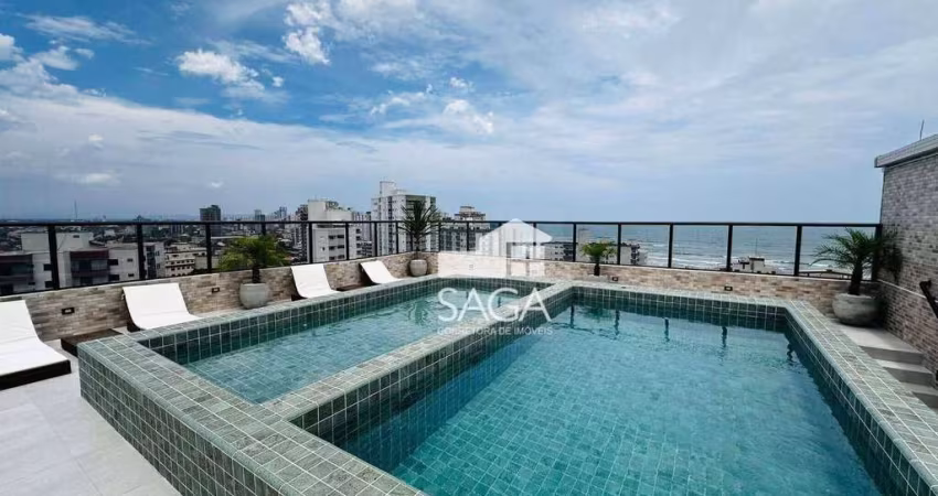 Apartamento Novo com 1 dormitório (1 suíte) à venda, 57 m² por R$ 435.632 - Caiçara - Praia Grande/SP