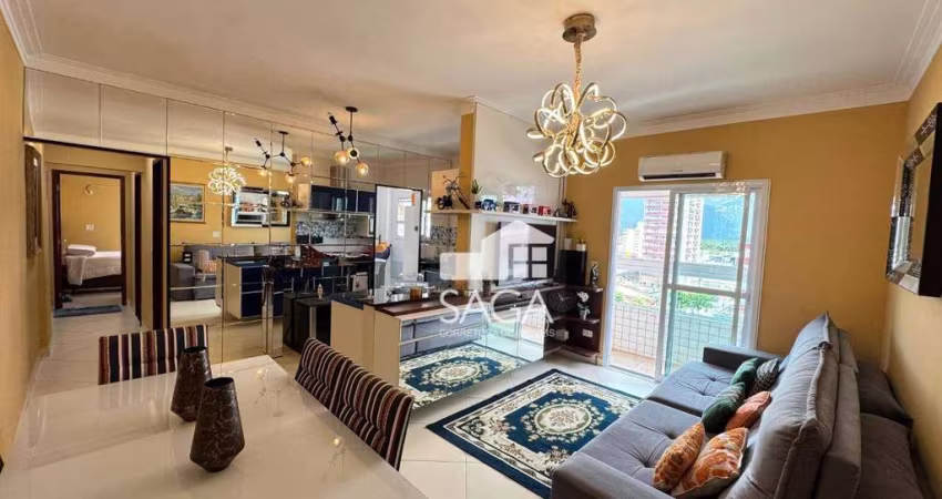 Apartamento com 2 dormitórios à venda, 78 m² por R$ 550.000,00 - Caiçara - Praia Grande/SP
