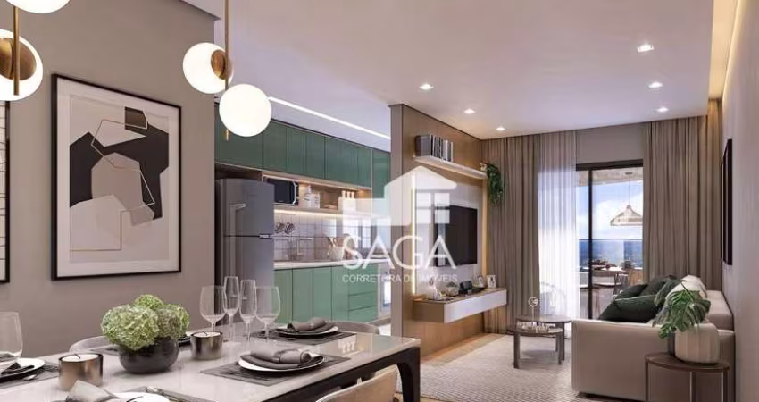 Apartamento com 2 dormitórios à venda, 71 m² por R$ 635.000,00 - Solemar - Praia Grande/SP