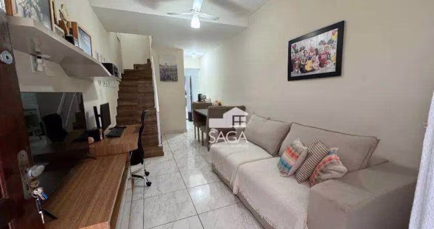 Casa com 2 dormitórios à venda, 62 m² por R$ 341.000,00 - Vila Guilhermina - Praia Grande/SP