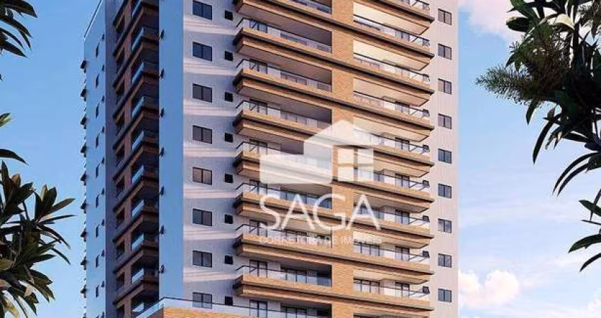 APENAS  59.000 DE ENTRADA! Apartamento com 2 dormitórios à venda, 68 m² por R$ 590.000 - Canto do Forte - Praia Grande/SP
