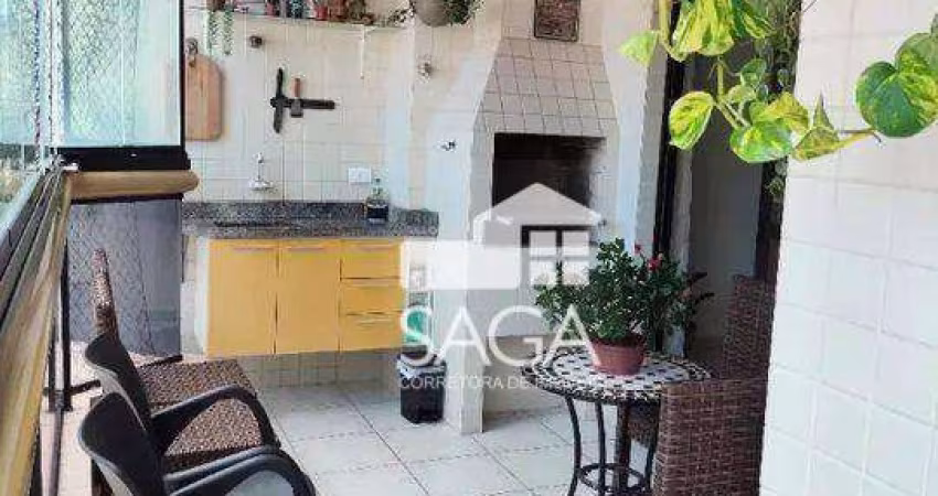 Apartamento com 3 dormitórios à venda, 120 m² por R$ 645.000,00 - Tupi - Praia Grande/SP