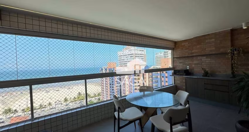 Apartamento com 3 dormitórios, 126 m² - venda por R$ 1.600.000,00 ou aluguel por R$ 9.000,00/mês - Aviação - Praia Grande/SP
