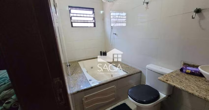 Casa com 3 dormitórios à venda, 90 m² por R$ 550.000,00 - Vila Guilhermina - Praia Grande/SP
