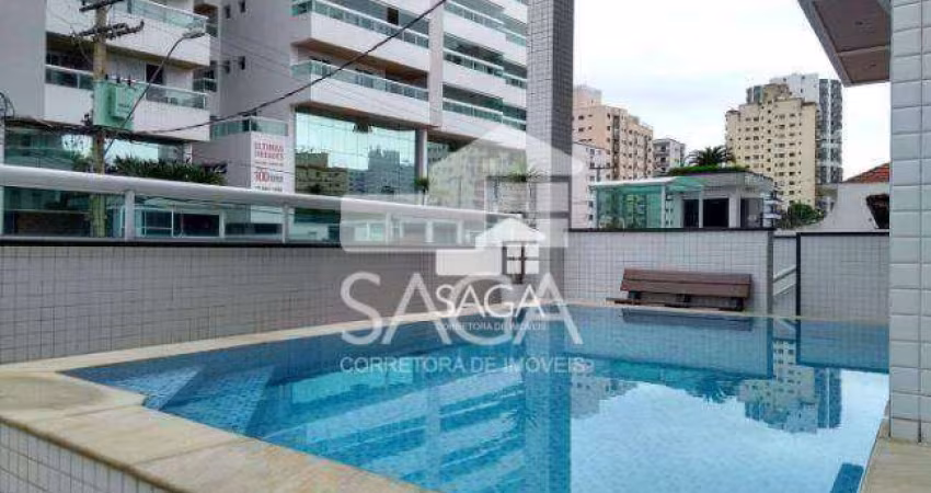 Apartamento com 2 dormitórios à venda, 94 m² por R$ 570.000 - Aviação - Praia Grande/SP