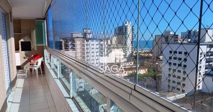 Apartamento com 3 dormitórios à venda, 132 m² por R$ 850.000 - Vila Guilhermina - Praia Grande/SP