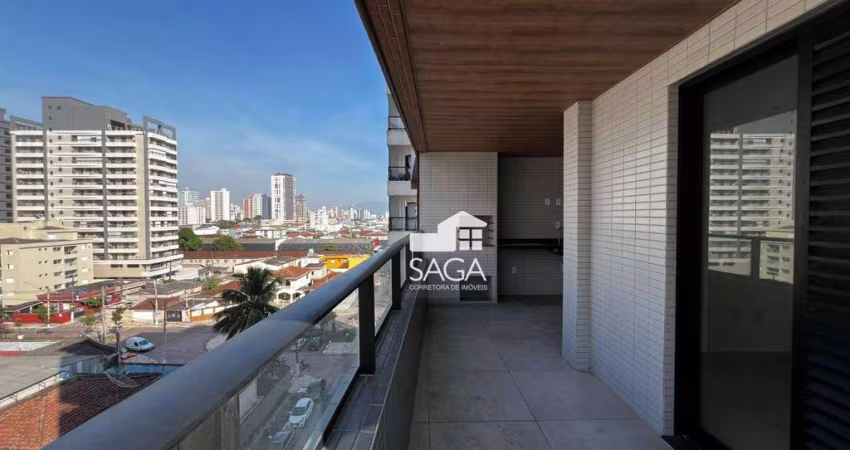 Apartamento com 2 dormitórios à venda, 77 m² por R$ 630.000,00 - Canto do Forte - Praia Grande/SP
