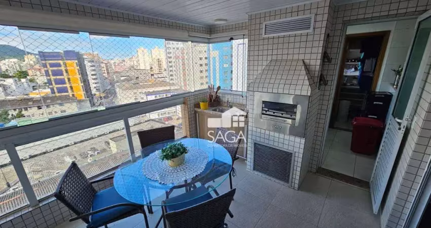 Apartamento com 2 dormitórios à venda, 104 m² por r$ 770.000,00 - boqueirão - praia grande/sp