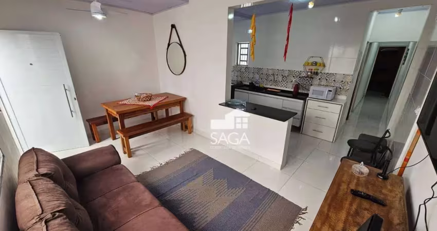 Casa com 2 dormitórios para alugar, 125 m² por r$ 3.600,00/ano - vila guilhermina - praia grande/sp