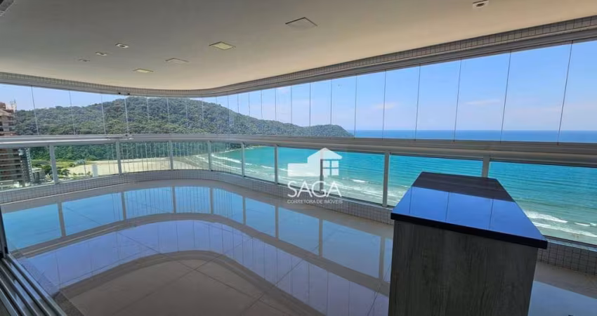 Apartamento com 3 dormitórios para alugar, 200 m² por R$ 18.000,00/mês - Canto do Forte - Praia Grande/SP