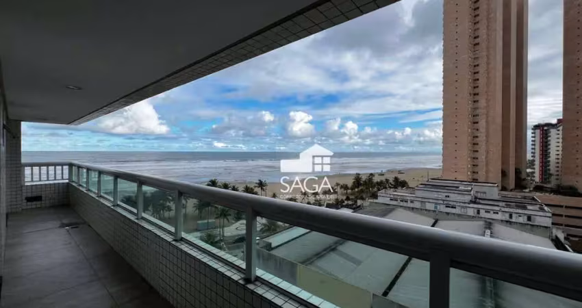 Apartamento com 3 dormitórios à venda, 140 m² por r$ 1.700.000,00 - vila guilhermina - praia grande/sp