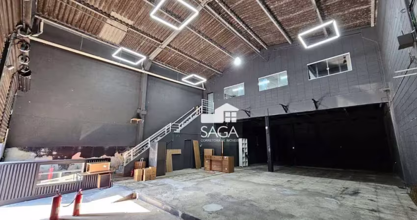 Galpão para alugar, 396 m² por r$ 12.500,00/mês - boqueirão - praia grande/sp