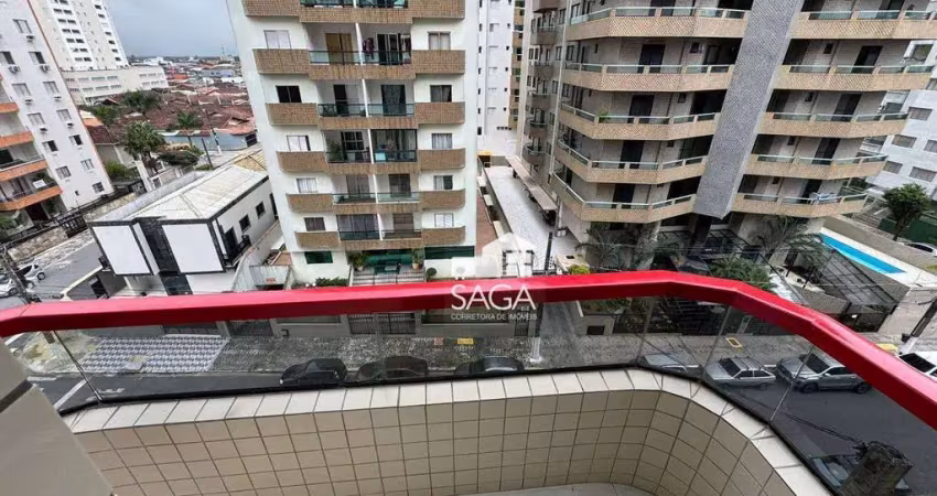 Apartamento com 2 dormitórios à venda, 74 m² por r$ 400.000,00 - tupi - praia grande/sp