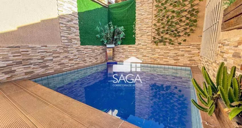 Casa com 2 dormitórios à venda, 70 m² por r$ 565.000,00 - caiçara - praia grande/sp