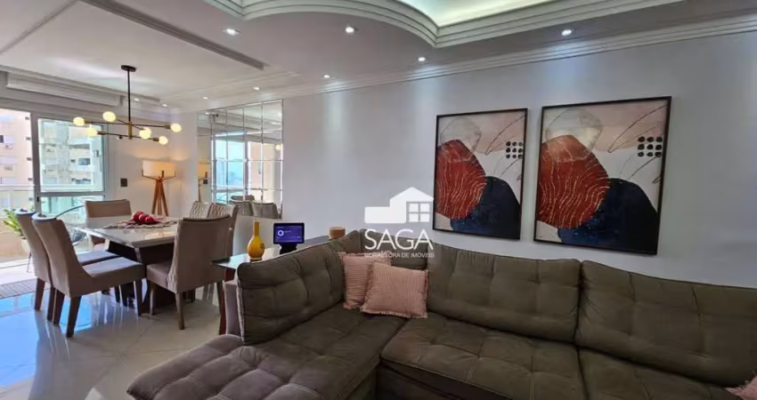 Apartamento com 3 dormitórios à venda, 127 m² por r$ 870.000,00 - vila guilhermina - praia grande/sp