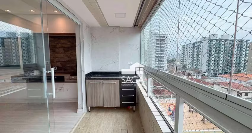 Apartamento com 2 dormitórios à venda, 70 m² por r$ 555.000,00 - vila guilhermina - praia grande/sp