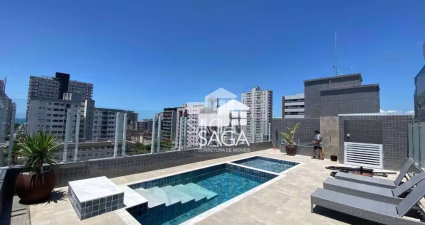 Apartamento com 1 dormitório à venda, 42 m² por r$ 385.000 - canto do forte - praia grande/sp