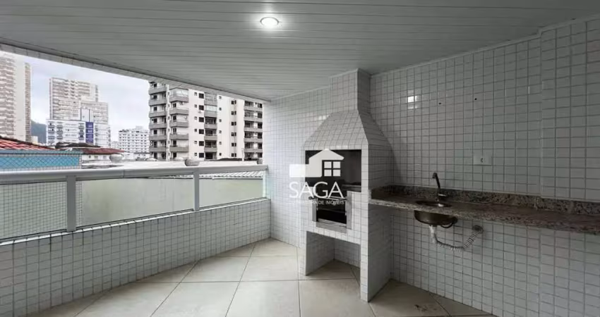 Apartamento com 2 dormitórios à venda, 105 m² por r$ 600.000,00 - vila guilhermina - praia grande/sp