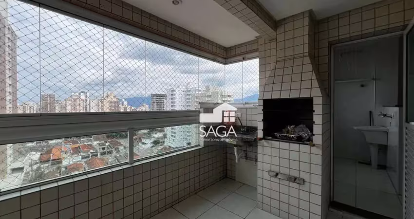 Apartamento com 2 dormitórios à venda, 90 m² por r$ 500.000,00 - aviação - praia grande/sp