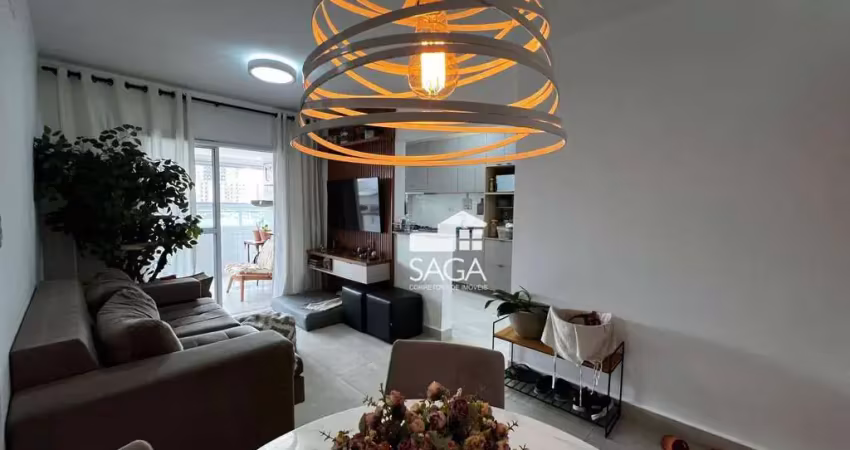 Apartamento com 2 dormitórios à venda, 71 m² por r$ 525.000,00 - vila guilhermina - praia grande/sp