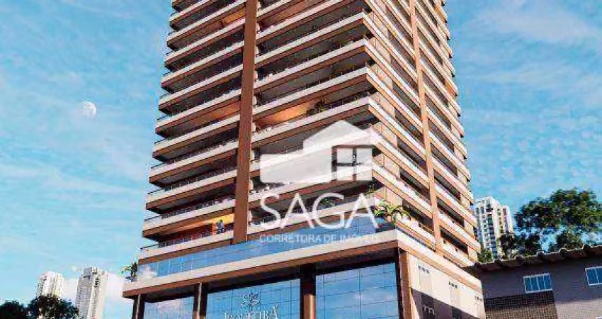 Lançamento com 120 meses para pagar! apartamento com 3 dormitórios à venda, 134 m² por r$ 1.345.600 - canto do forte - praia grande/sp