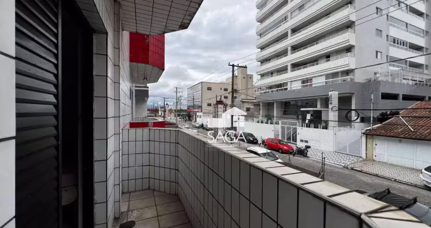 Apartamento com 1 dormitório à venda, 52 m² por r$ 280.000 - vila guilhermina - praia grande/sp