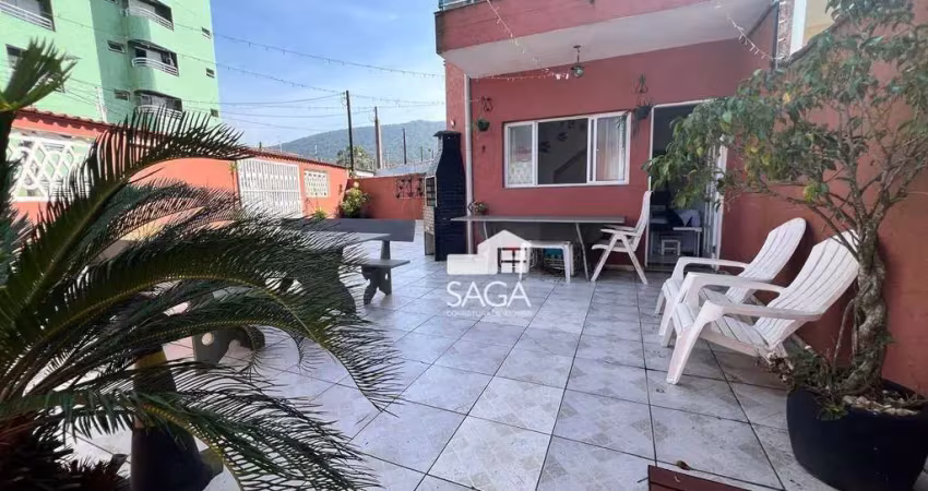 Casa com 2 dormitórios para alugar, 85 m² por r$ 3.900/mês - solemar - praia grande/sp