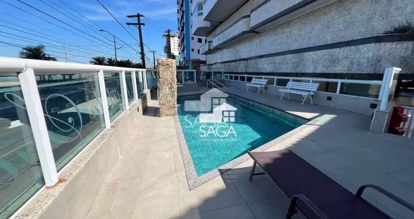 Apartamento com 1 dormitório à venda, 59 m² por r$ 300.000 - caiçara - praia grande/sp