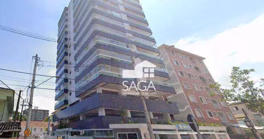 Apartamento com 2 dormitórios à venda, 86 m² por r$ 600.000 - boqueirão - praia grande/sp