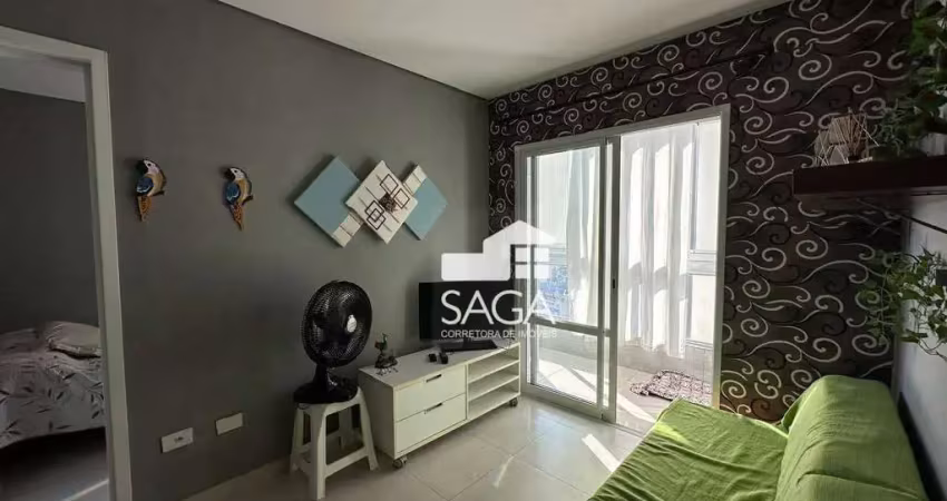 Apartamento com 1 dormitório à venda, 40 m² por r$ 440.000,00 - boqueirão - praia grande/sp
