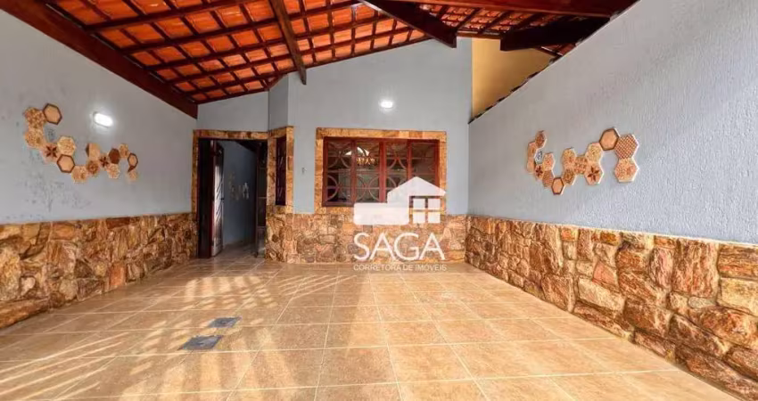 Casa com 2 dormitórios à venda, 125 m² por r$ 550.000 - jardim imperador - praia grande/sp