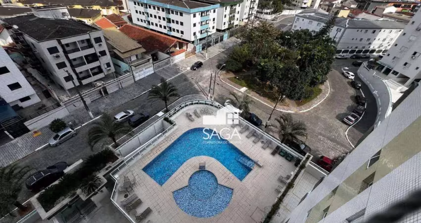 Apartamento com 2 dormitórios à venda, 88 m² por r$ 520.000,00 - vila guilhermina - praia grande/sp