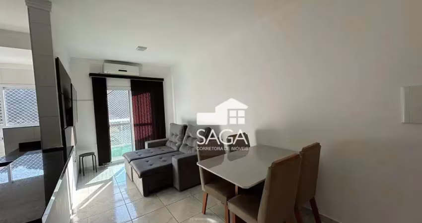 Apartamento com 2 dormitórios para alugar, 66 m² por r$ 3.500/mês - canto do forte - praia grande/sp