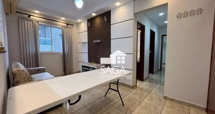 Apartamento com 2 dormitórios à venda, 54 m² por r$ 350.000 - canto do forte - praia grande/sp