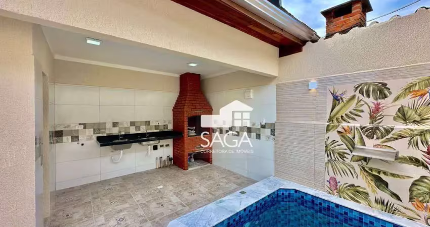 Casa com 2 dormitórios à venda, 94 m² por r$ 680.000,00 - caiçara - praia grande/sp