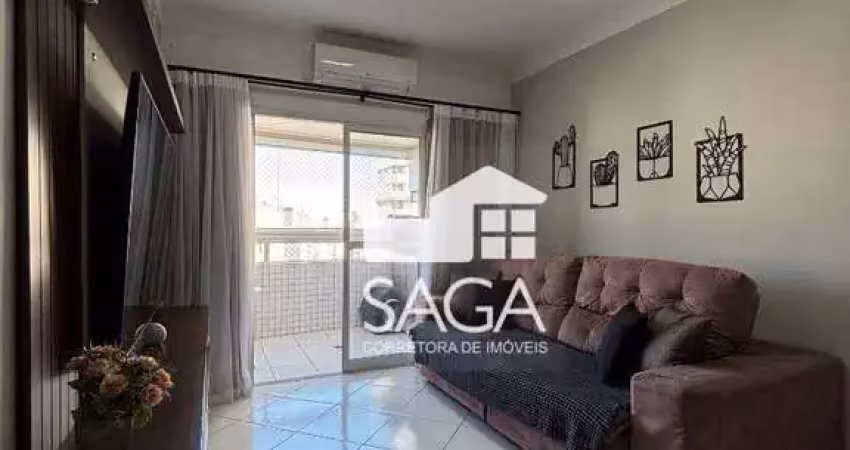 Apartamento com 2 dormitórios à venda, 75 m² por r$ 445.000,00 - vila guilhermina - praia grande/sp