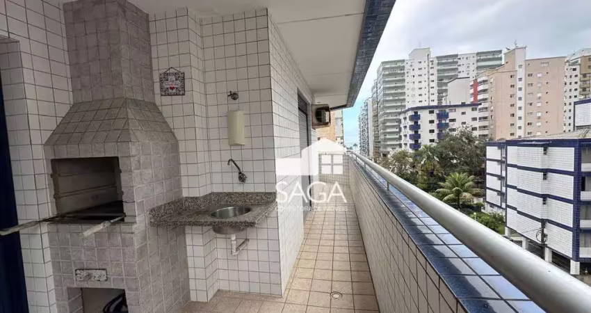 Apartamento com 2 dormitórios à venda, 96 m² por r$ 690.000,00 - canto do forte - praia grande/sp