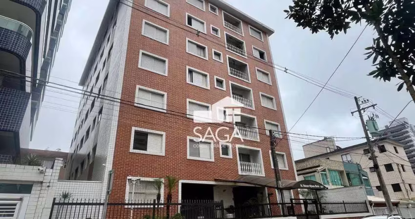 Apartamento com 1 dormitório à venda, 42 m² por r$ 269.000 - canto do forte - praia grande/sp