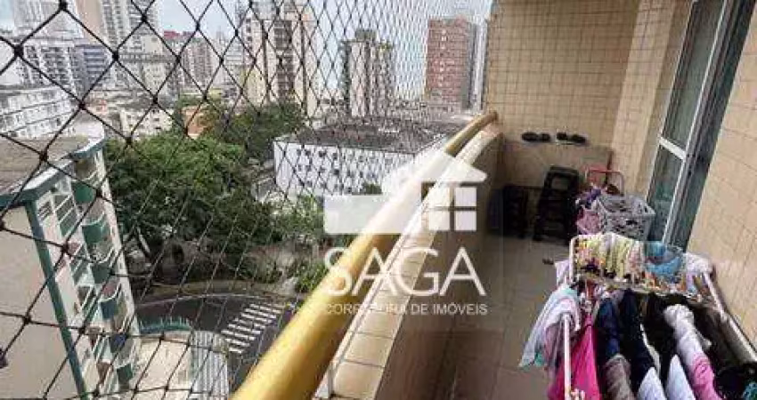 Apartamento com 2 dormitórios à venda, 57 m² por r$ 410.000,00 - vila guilhermina - praia grande/sp