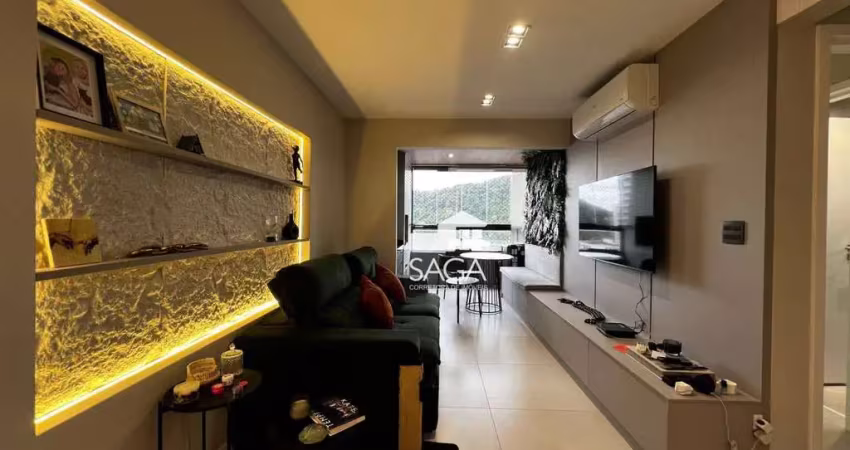 Apartamento com 2 dormitórios à venda, 75 m² por r$ 870.000,00 - canto do forte - praia grande/sp