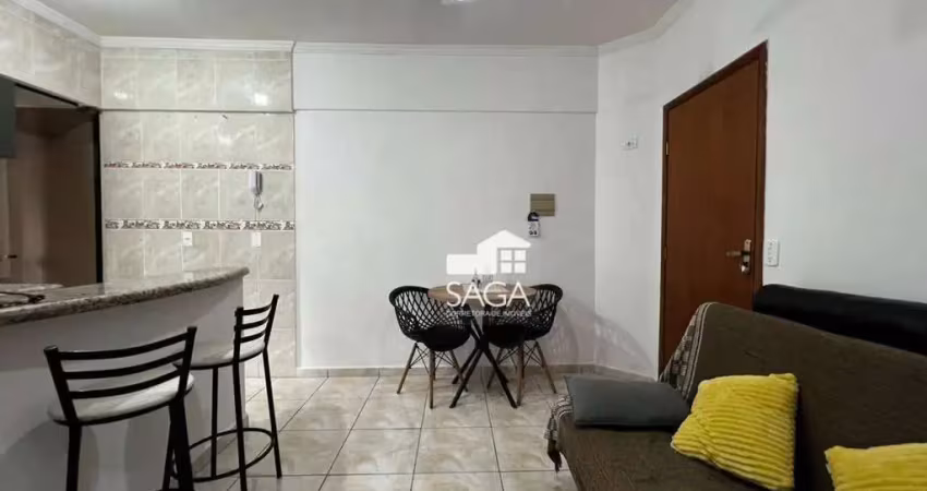 Apartamento com 1 dormitório para alugar, 39 m² por r$ 2.200,00/mês - boqueirão - praia grande/sp