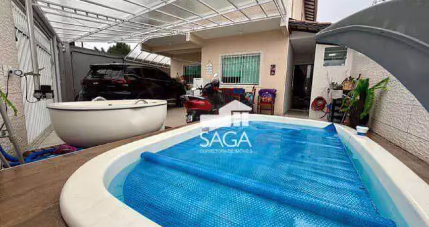 Casa com 2 dormitórios à venda, 83 m² por r$ 560.000 - vila caiçara - praia grande/sp