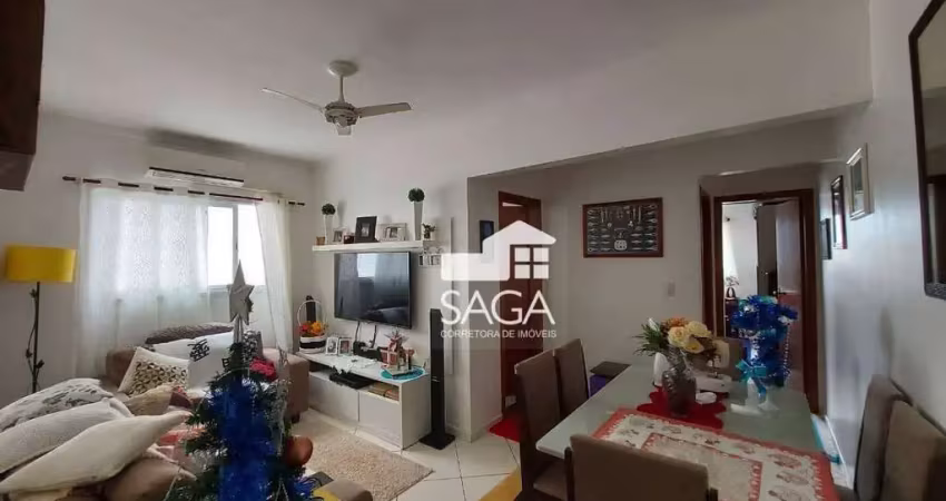 Apartamento com 2 dormitórios à venda, 58 m² por r$ 370.000,00 - vila guilhermina - praia grande/sp