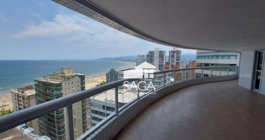 Apartamento com 3 dormitórios à venda, 162 m² por R$ 1.900.000,00 - Canto do Forte - Praia Grande/SP