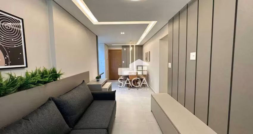 Apartamento com 2 dormitórios à venda, 70 m² por r$ 602.820,00 - vila guilhermina - praia grande/sp