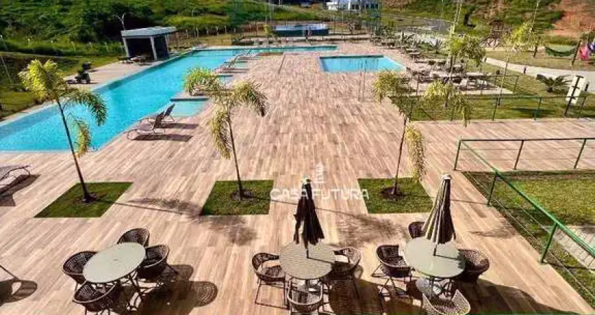 Terreno no reserva do valle 2 com costas pra área verde, 321 m² por r$ 242.000,00 -  volta redonda/rj