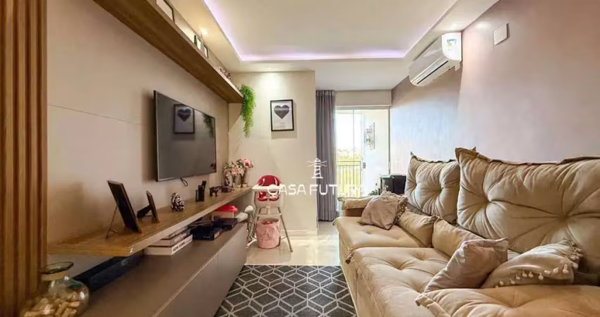 Apartamento com 2 dormitórios à venda, 65 m² por r$ 480.000,00 - jardim normandia - volta redonda/rj